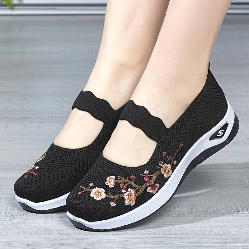 Orthopedic Floral Fit Sneakers