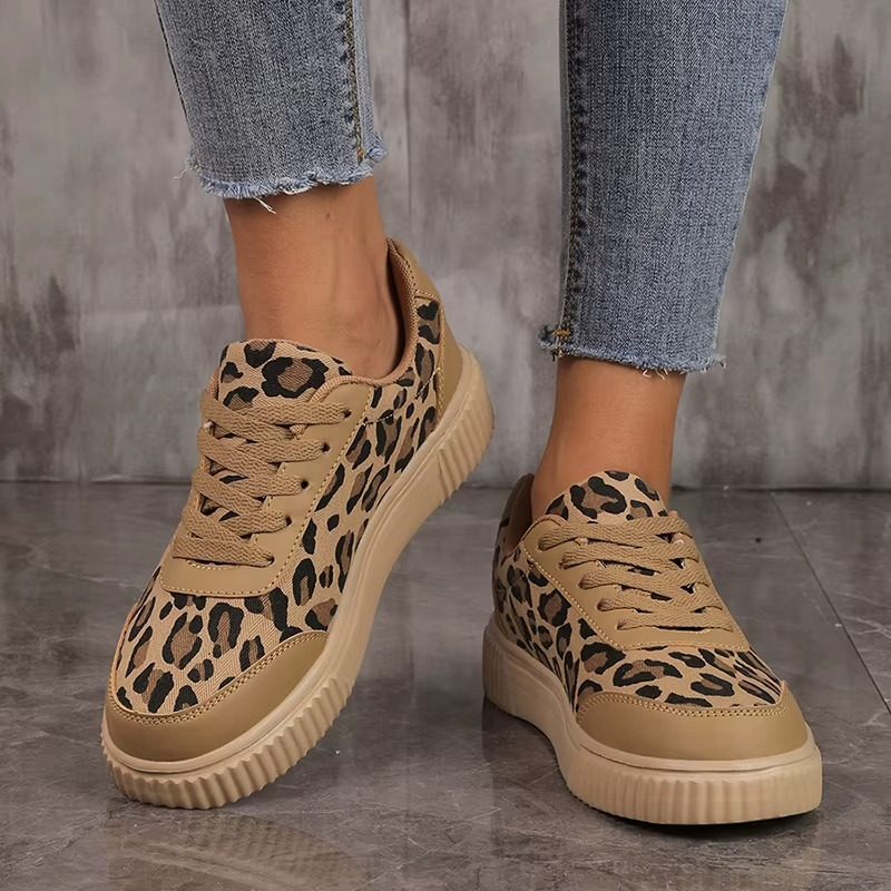 Orthopedic Leopard Sneakers