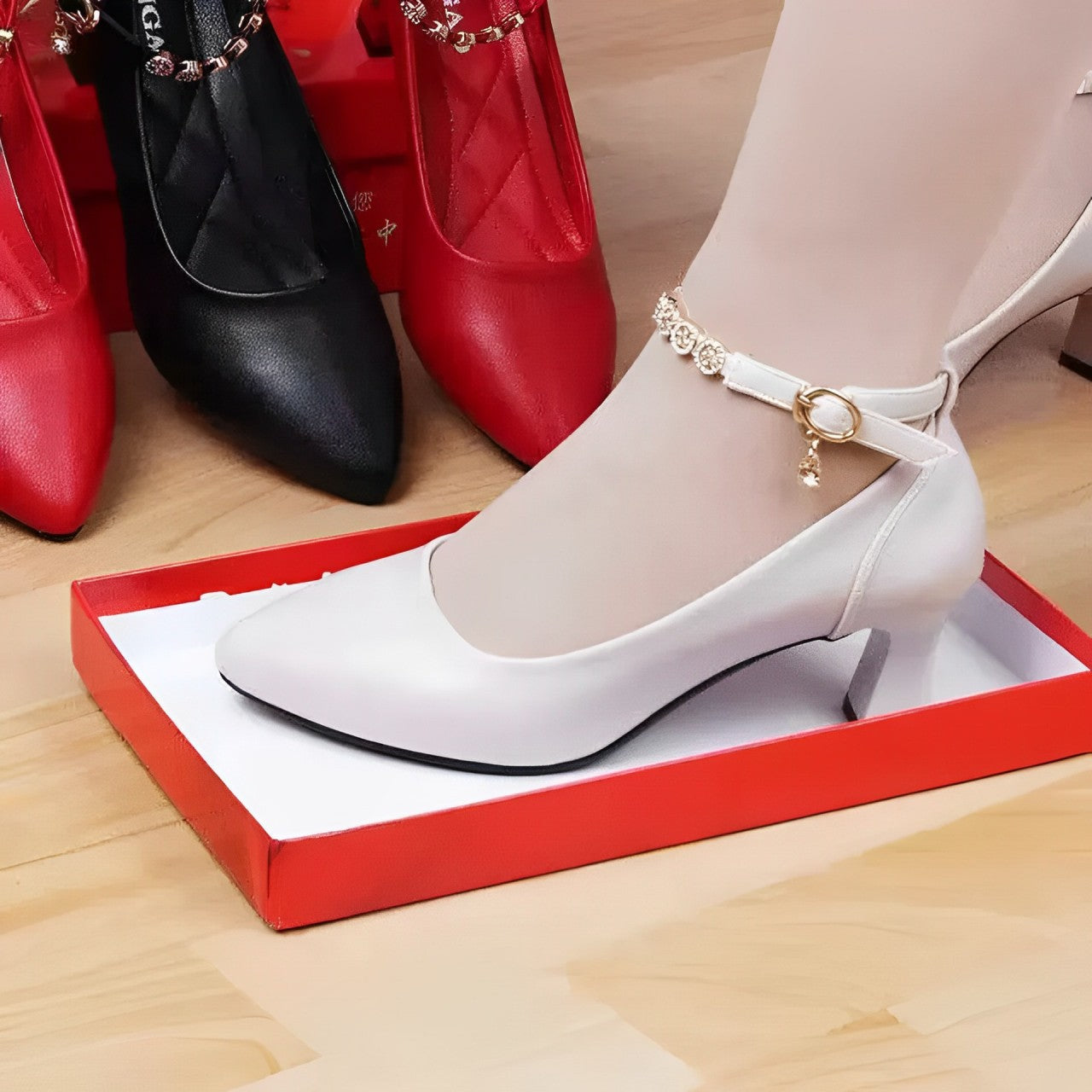 Cherry Orthopedic Shoe