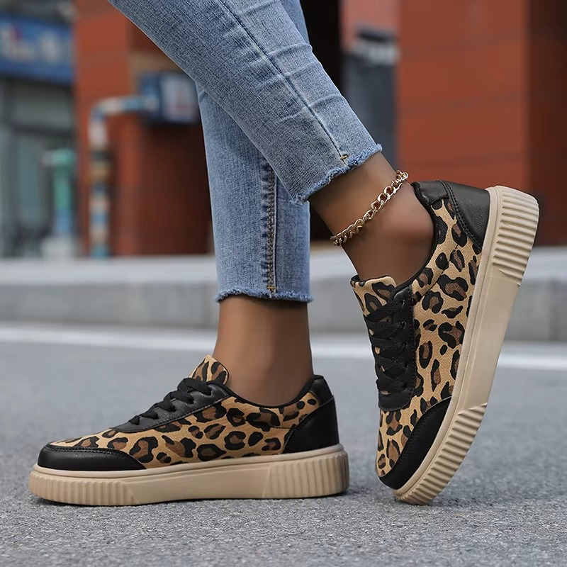 Orthopedic Leopard Sneakers