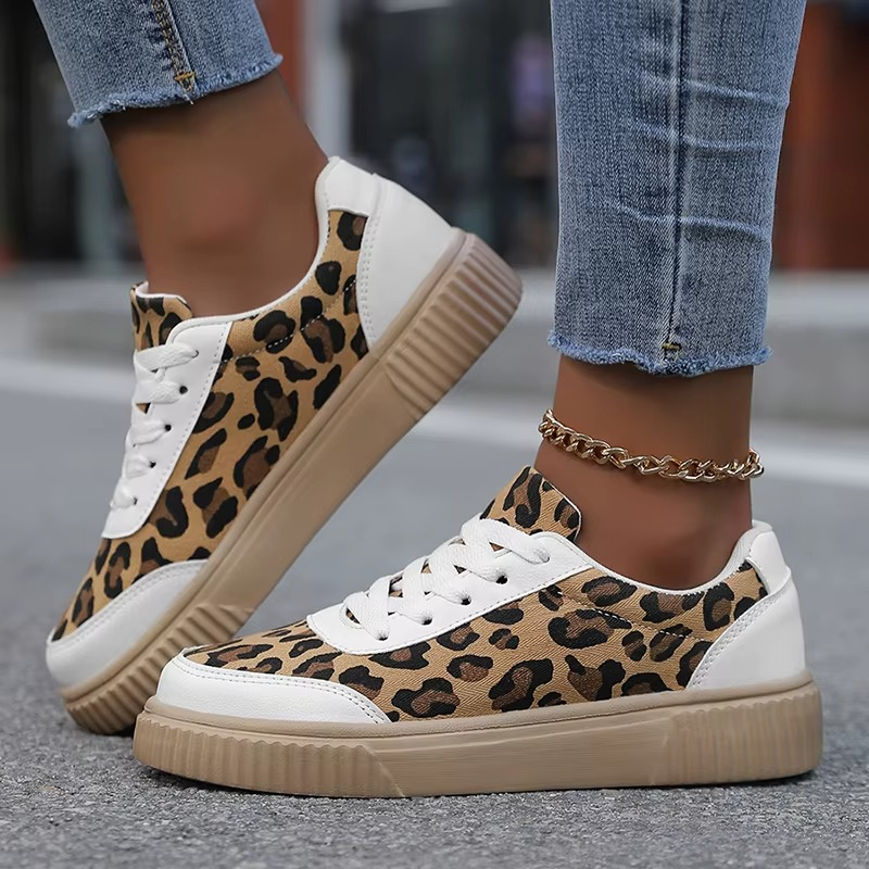 Orthopedic Leopard Sneakers