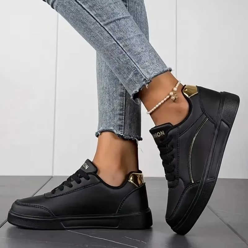 Gold Trace Orthopedic Sneakers