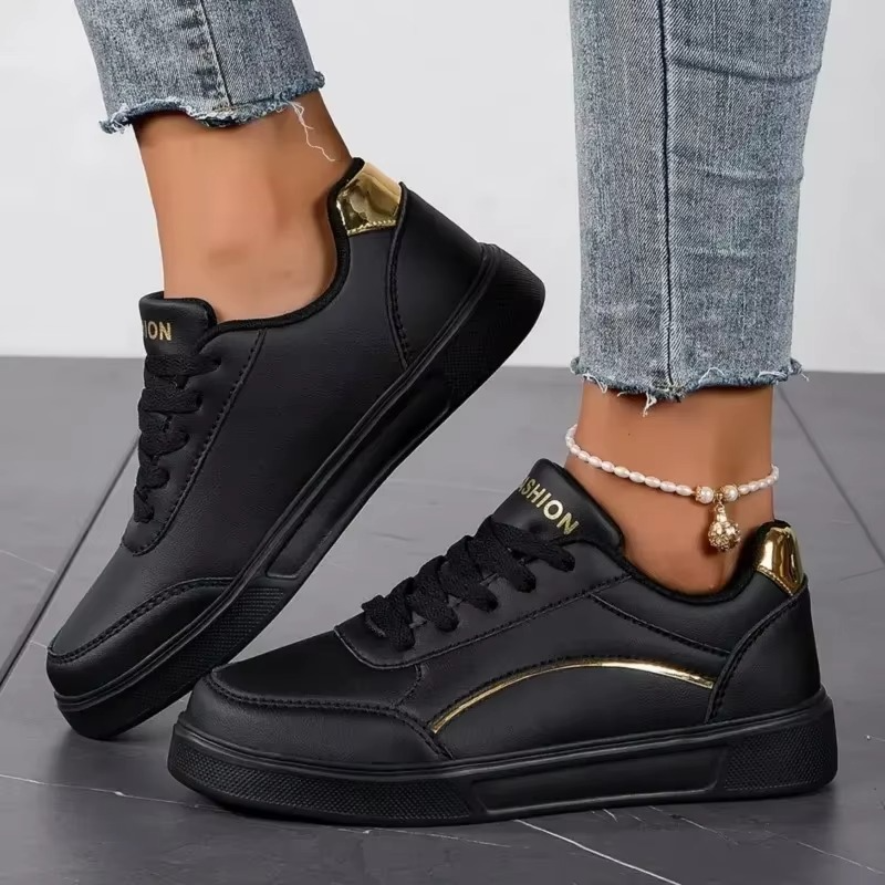 Gold Trace Orthopedic Sneakers