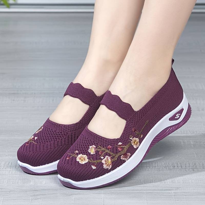 Orthopedic Floral Fit Sneakers