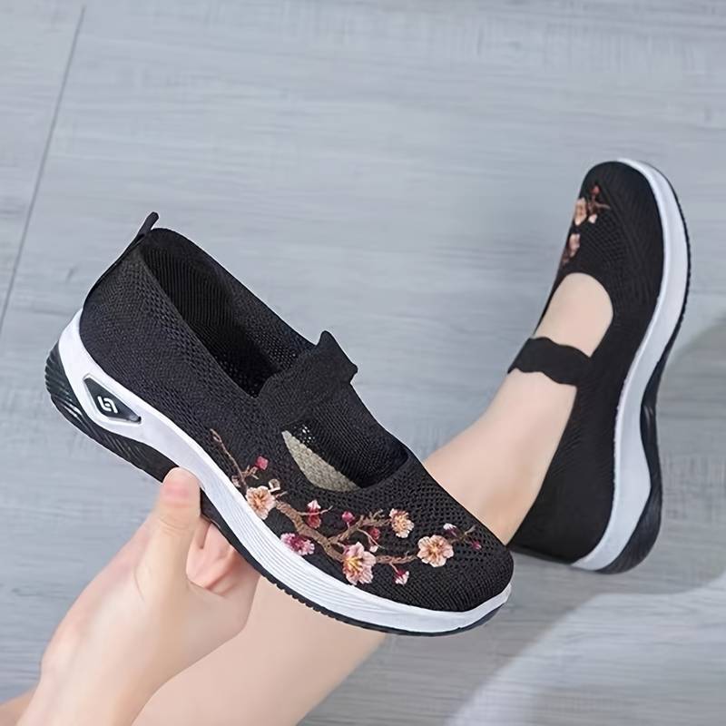 Orthopedic Floral Fit Sneakers