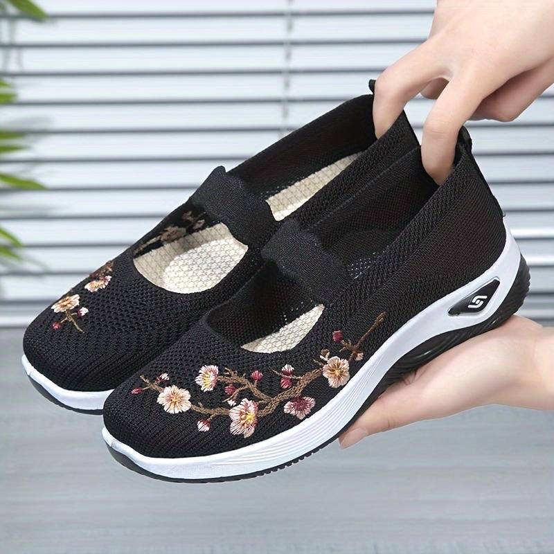 Orthopedic Floral Fit Sneakers