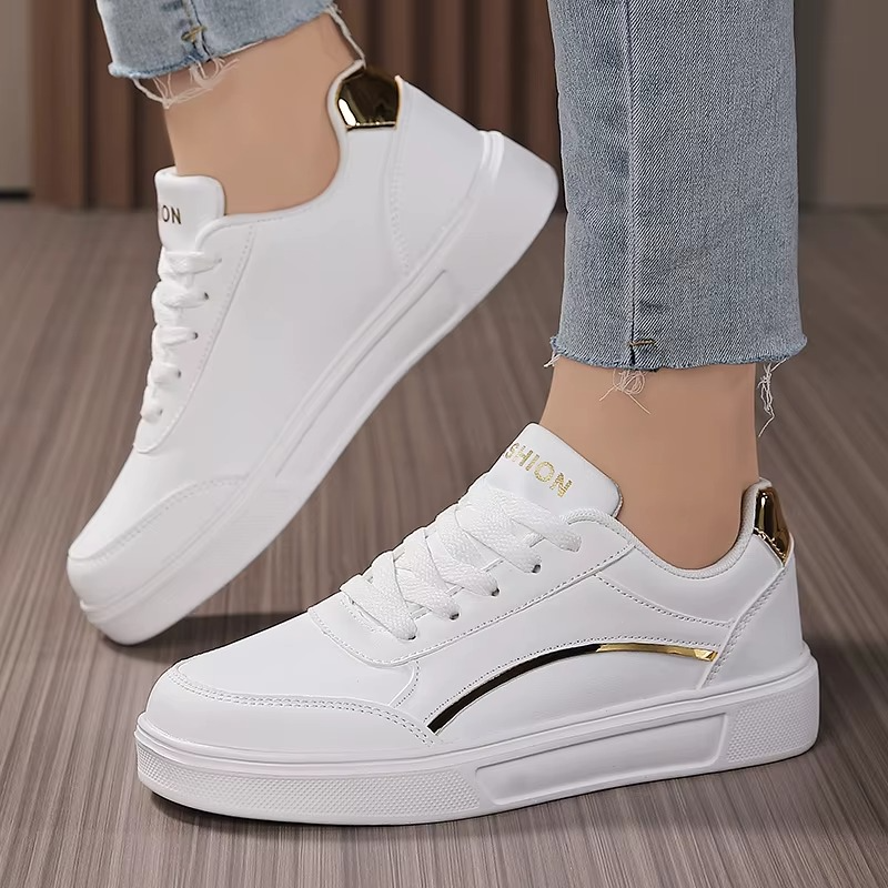 Gold Trace Orthopedic Sneakers