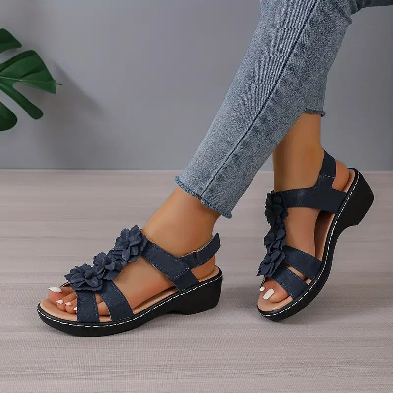 Fine Flower Orthopedic Sandal